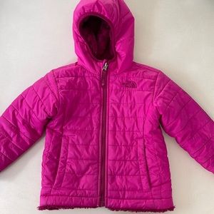GUC Girls North Face reversible coat, 3T